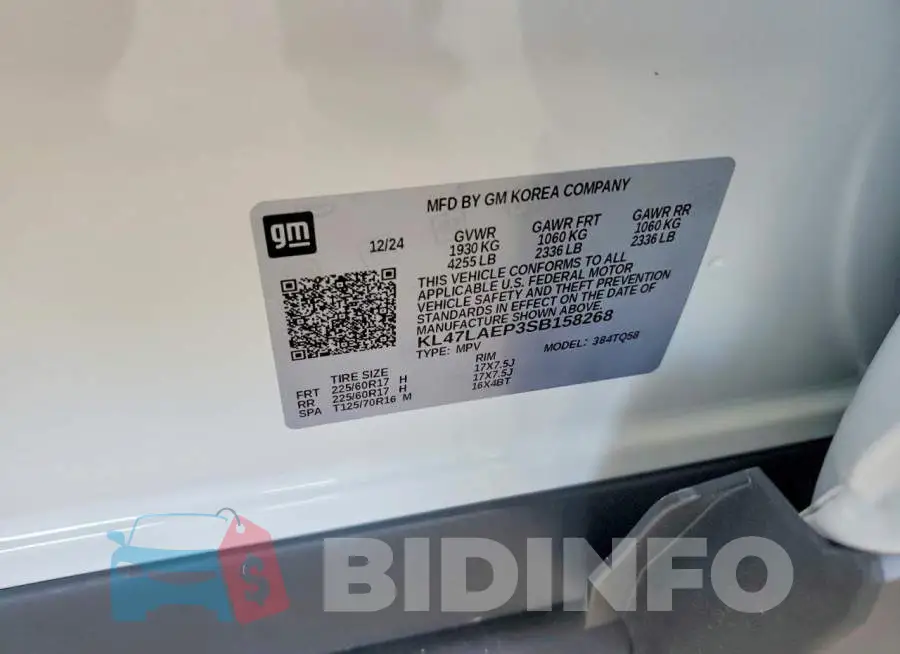 KL47LAEP3SB158268 Photo# 13