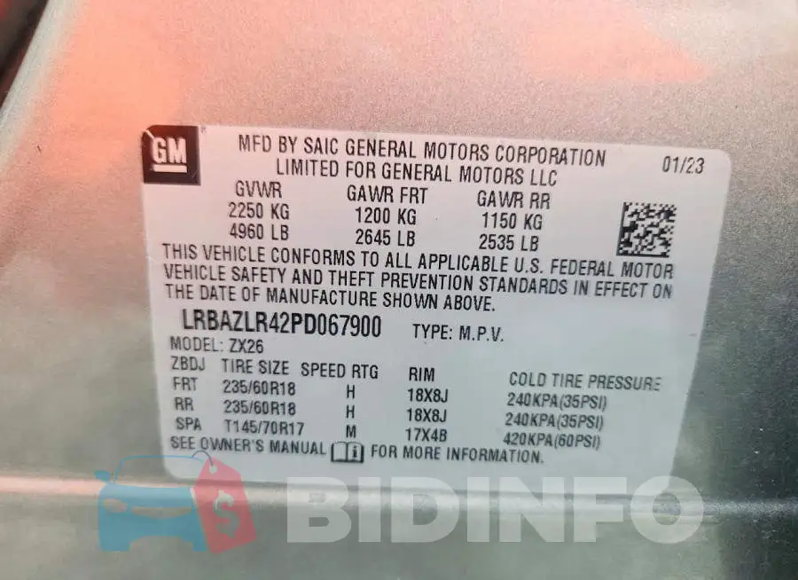 LRBAZLR42PD067900 Photo# 13
