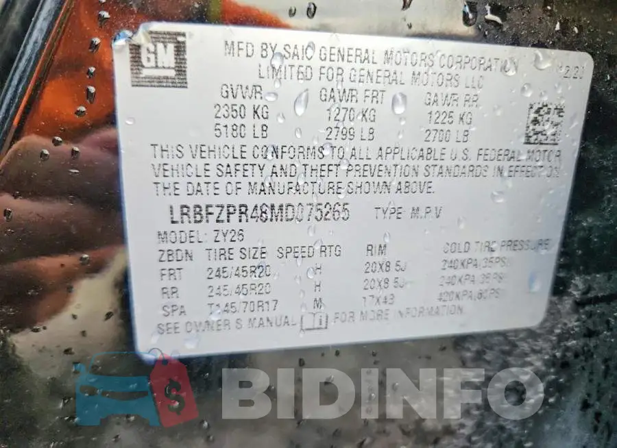 LRBFZPR48MD075265 Photo# 13