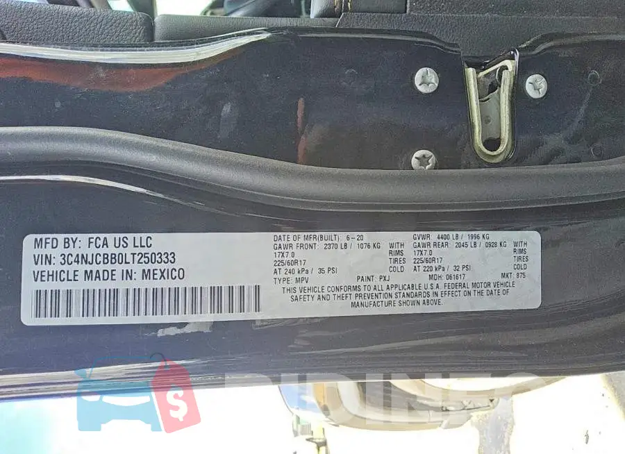 3C4NJCBB0LT250333 Photo# 13