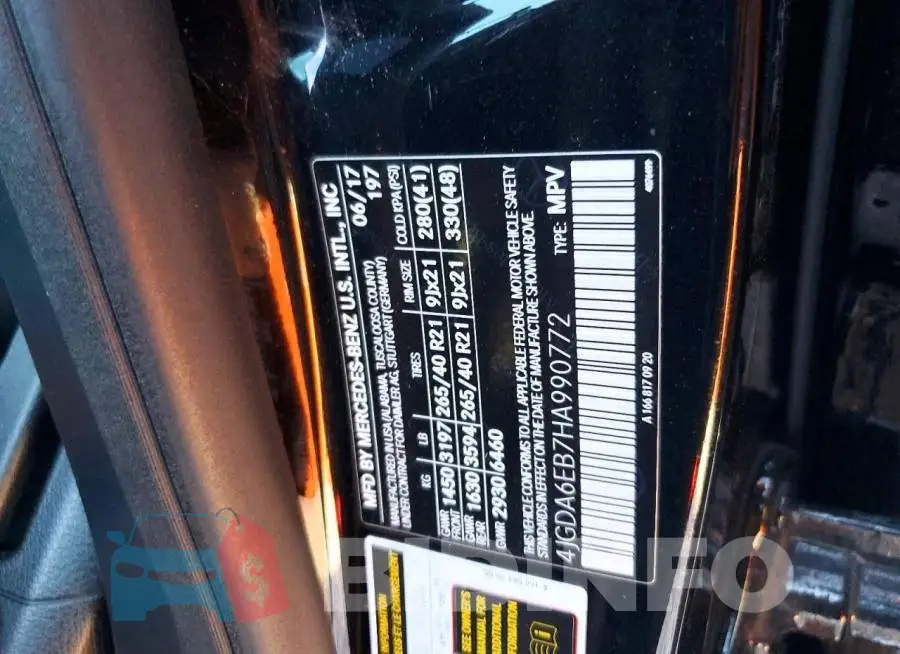 4JGDA6EB7HA990772 Photo# 13