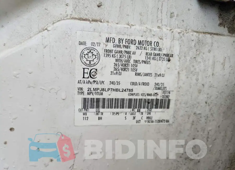 2LMPJ8LP7HBL24785 Photo# 14