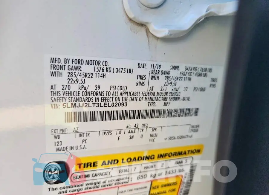 5LMJJ2LT3LEL02093 Photo# 13