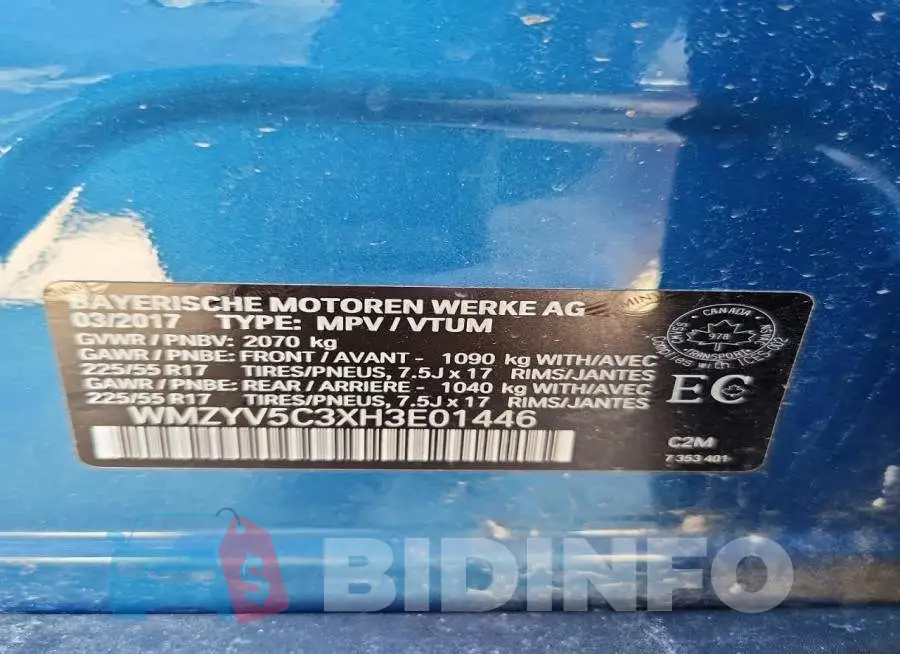 WMZYV5C3XH3E01446 Photo# 12