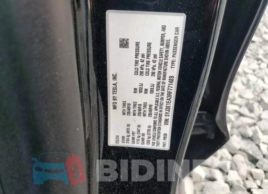 5YJ3E1EA3RF771489 Photo# 12
