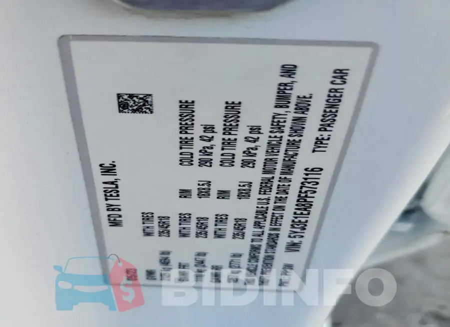 5YJ3E1EA8PF573116 Photo# 12