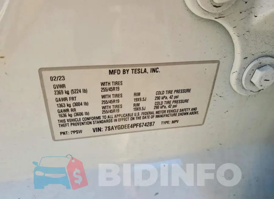 7SAYGDEE4PF674287 Photo# 12