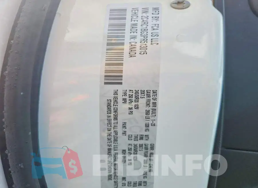 2C4RC1BG3PR513015 Photo# 14