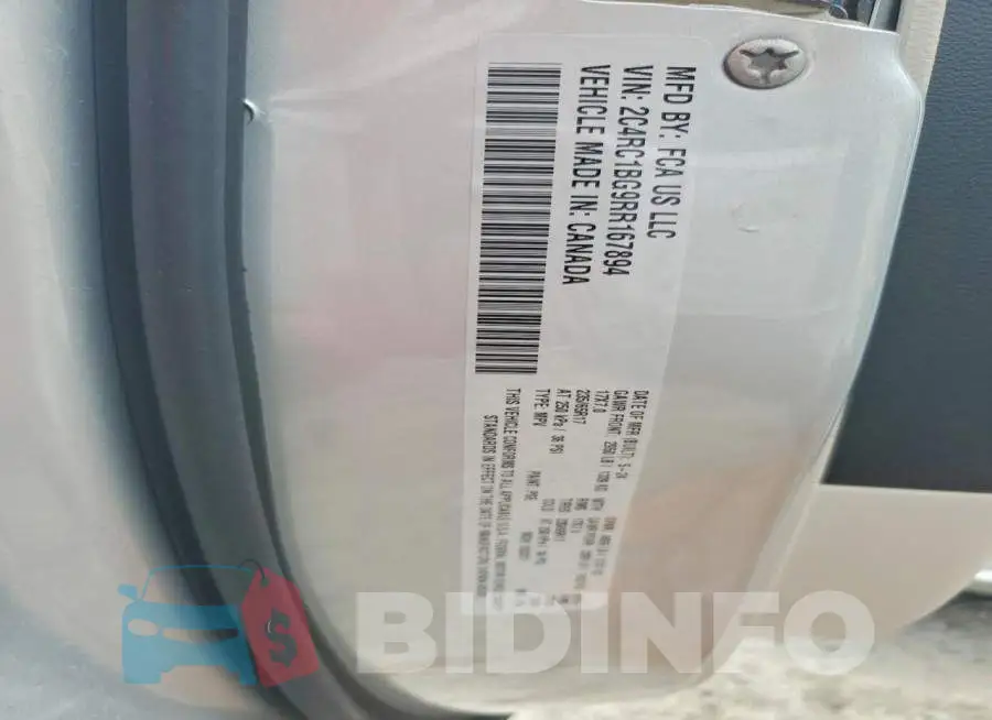 2C4RC1BG9RR167894 Photo# 13