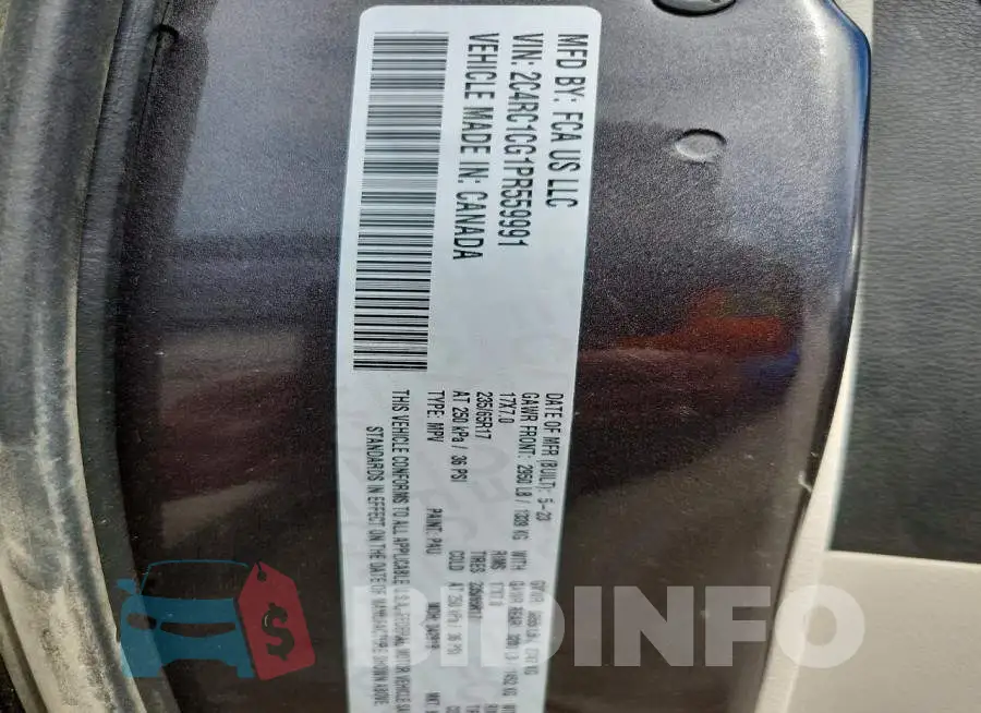 2C4RC1CG1PR559991 Photo# 13