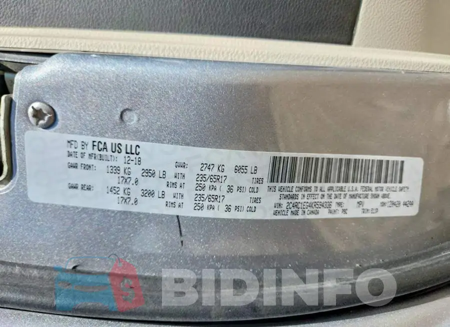 2C4RC1EG4KR594336 Photo# 13