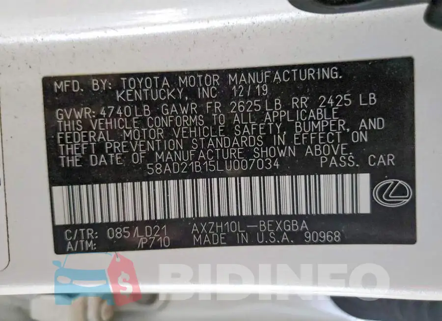 58AD21B15LU007034 Photo# 13