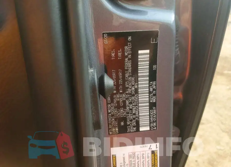 JTJDARDZ2L2235825 Photo# 13
