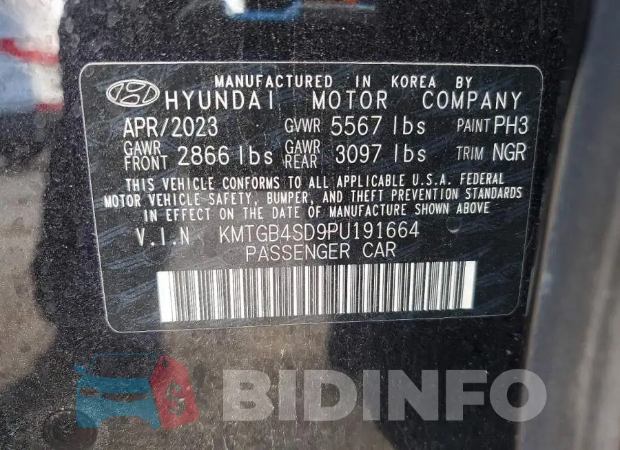 KMTGB4SD9PU191664 Photo# 12