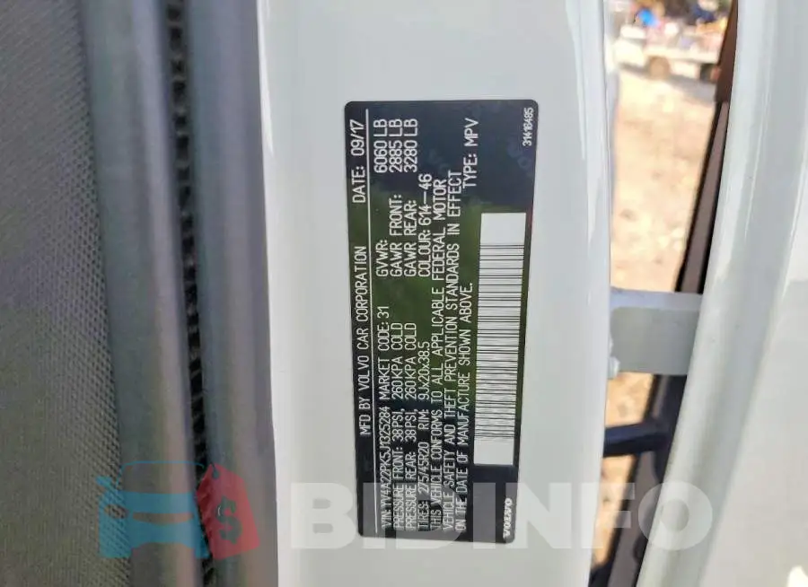 YV4A22PK5J1325284 Photo# 12