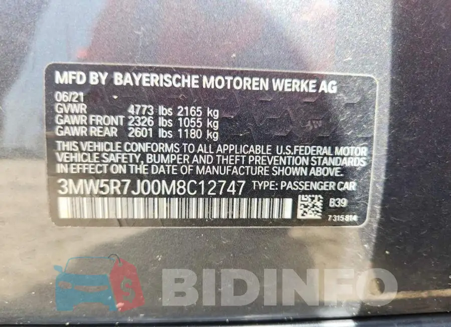3MW5R7J00M8C12747 Photo# 12