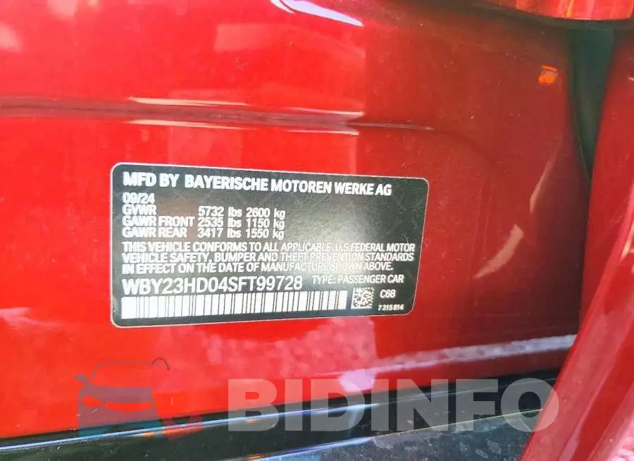 WBY23HD04SFT99728 Photo# 13