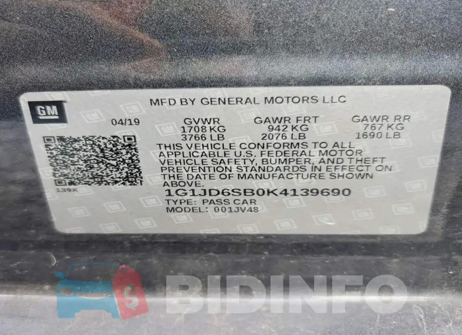 1G1JD6SB0K4139690 Photo# 12