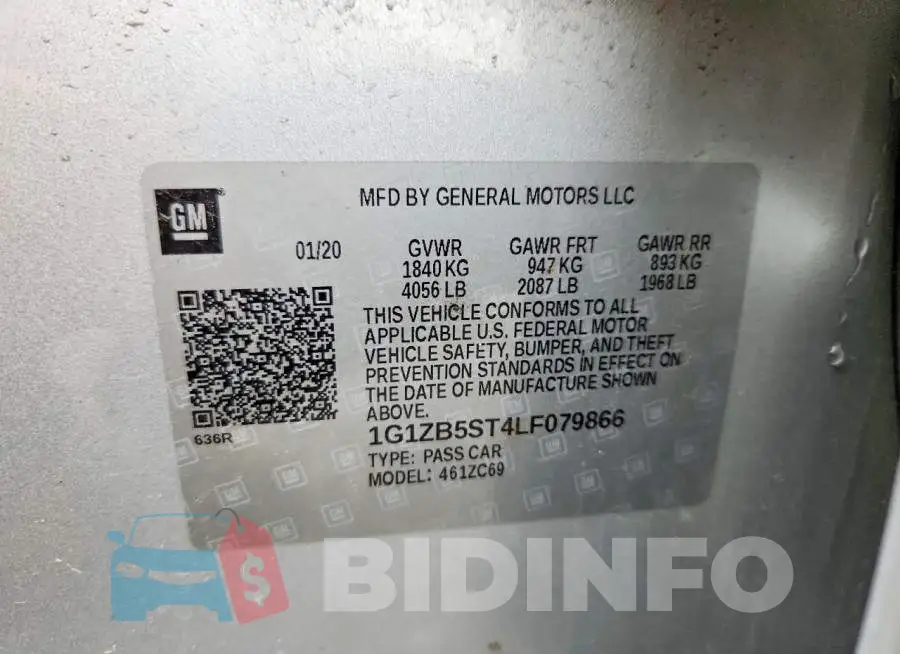 1G1ZB5ST4LF079866 Photo# 12