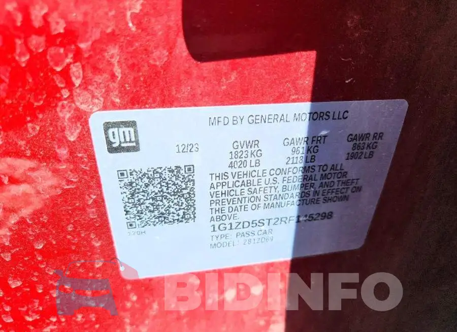 1G1ZD5ST2RF145298 Photo# 12