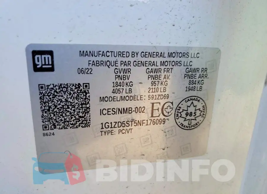 1G1ZD5ST5NF176099 Photo# 12