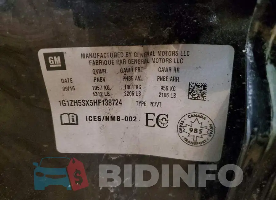 1G1ZH5SX5HF138724 Photo# 13
