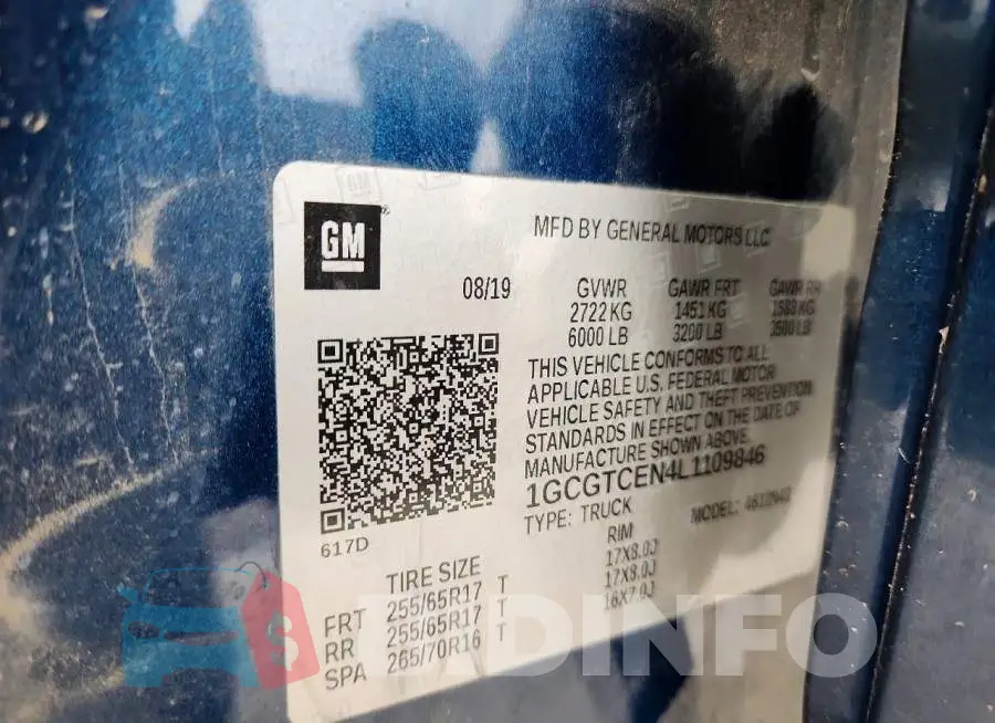 1GCGTCEN4L1109846 Photo# 12