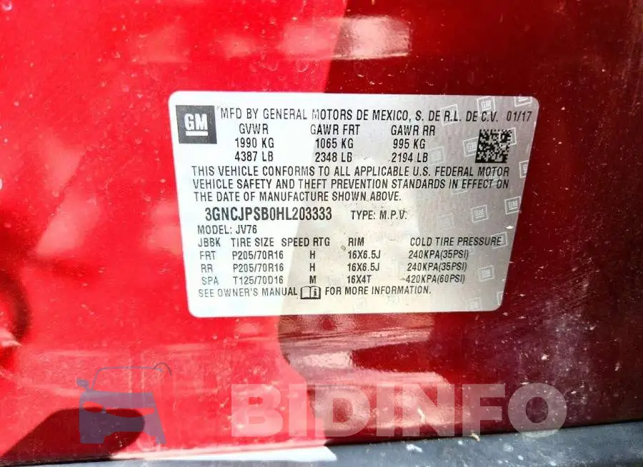 3GNCJPSB0HL203333 Photo# 13