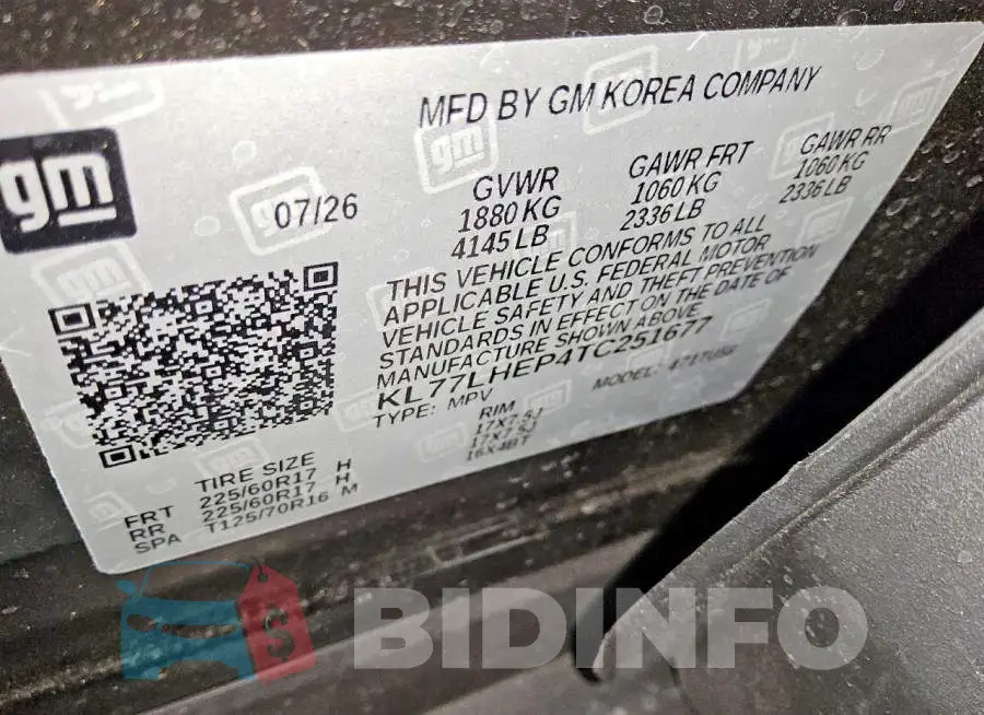 KL77LHEP4TC251677 Photo# 13