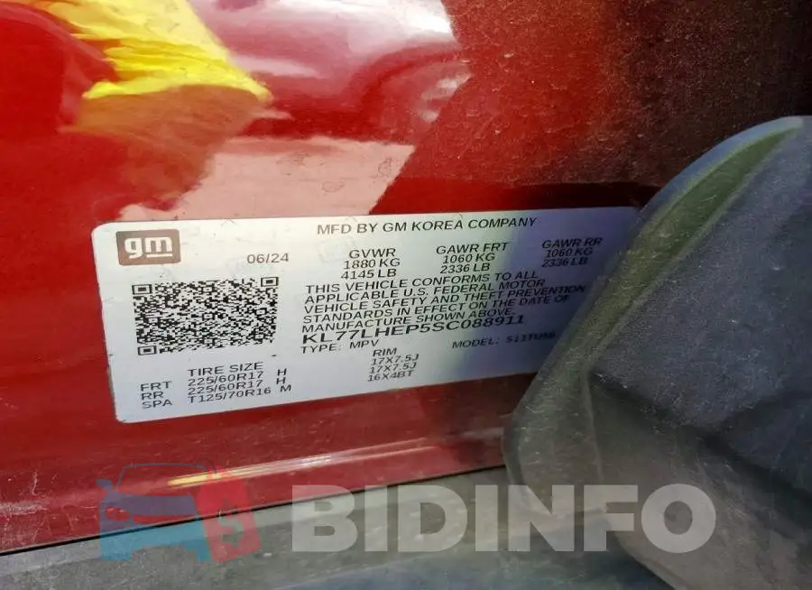 KL77LHEP5SC088911 Photo# 14