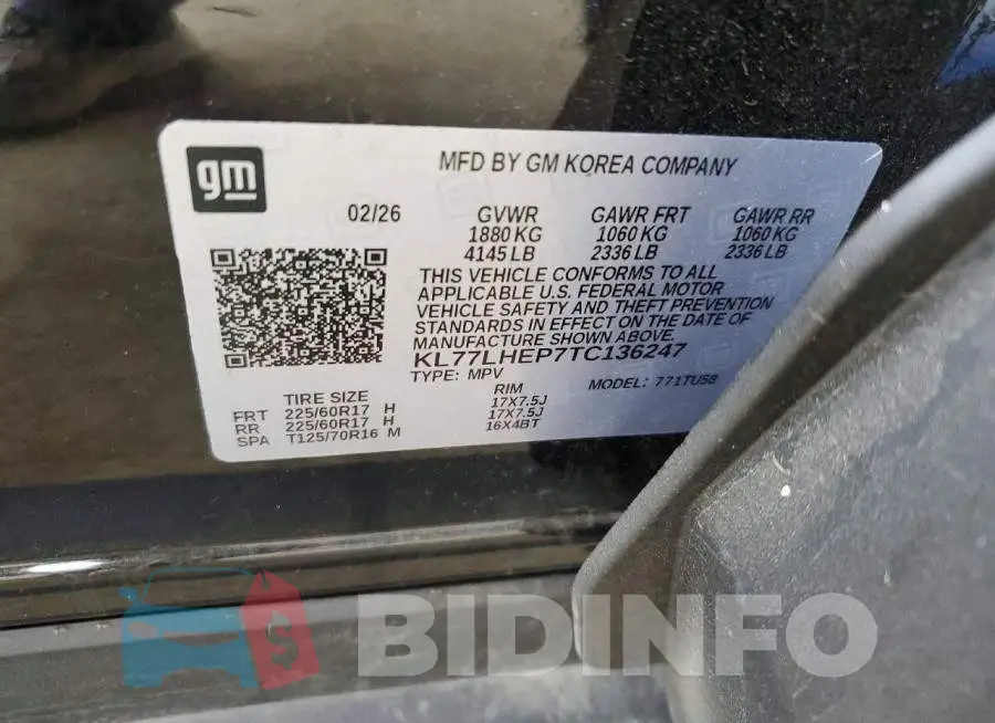 KL77LHEP7TC136247 Photo# 12