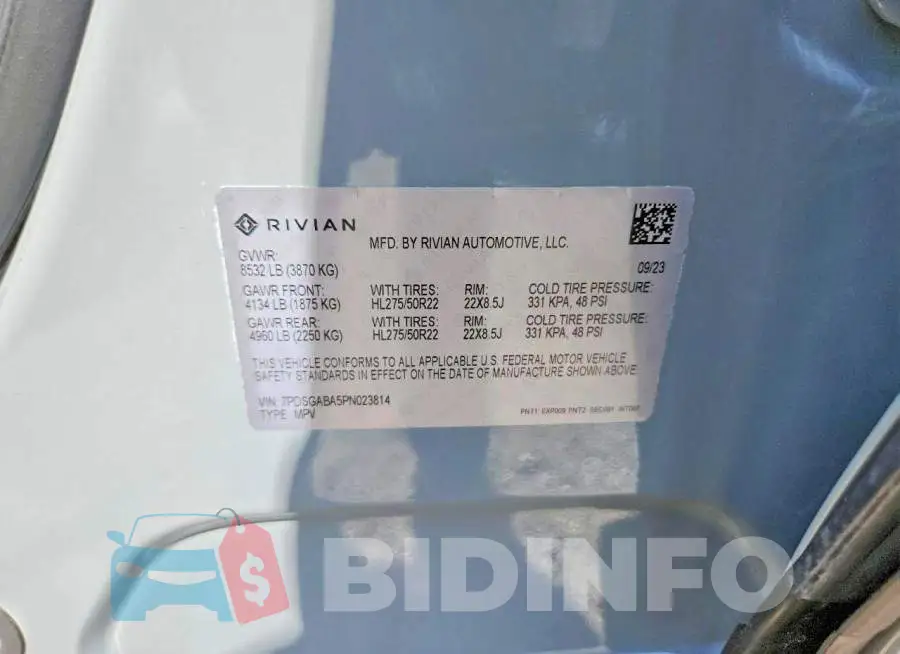 7PDSGABA5PN023814 Photo# 14