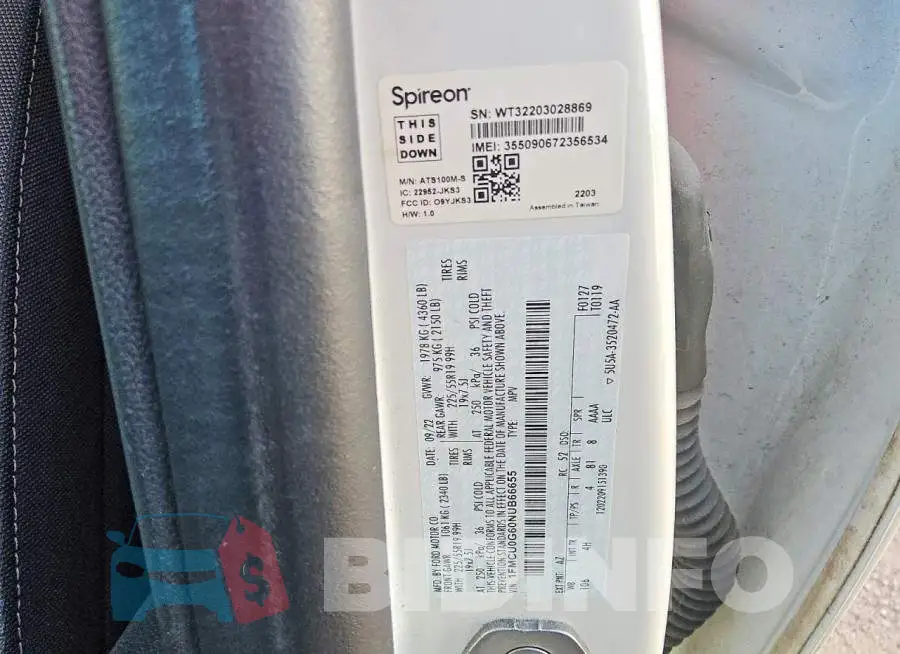 1FMCU0G60NUB66655 Photo# 13