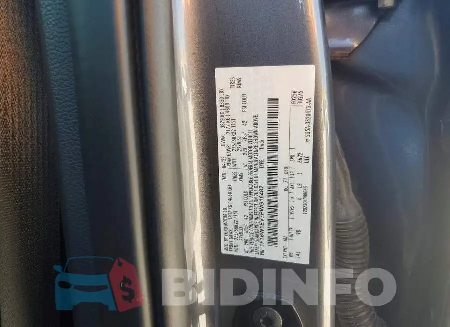 1FT6W1EV7PWG16482 Photo# 13