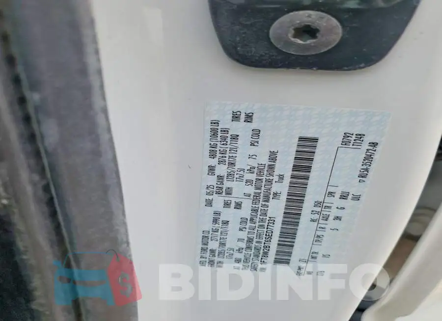 1FT8W2BT6SED77331 Photo# 12