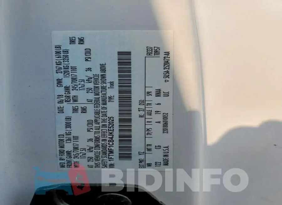 1FTMF1CB4JKE52025 Photo# 12