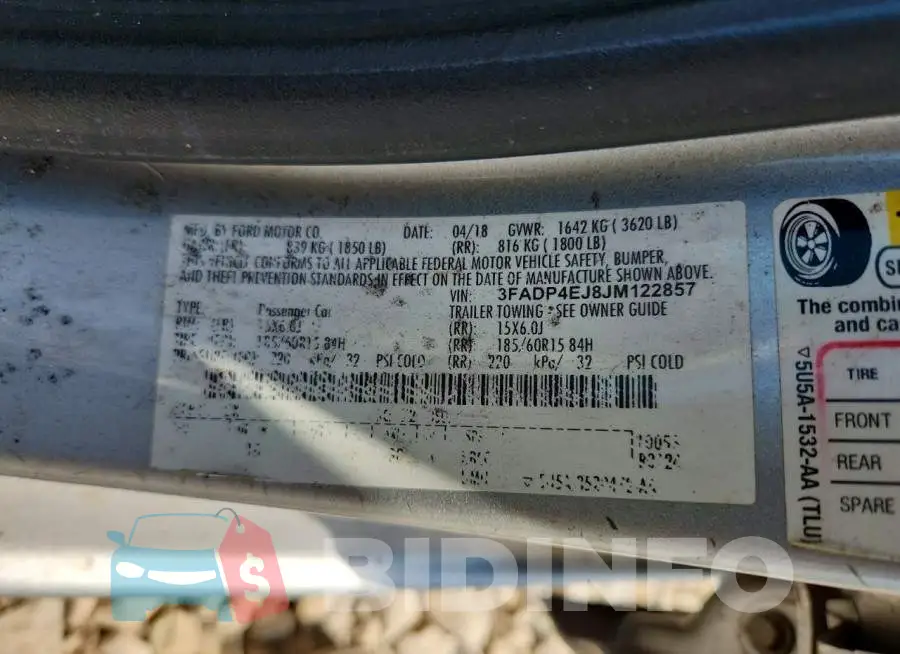 3FADP4EJ8JM122857 Photo# 12