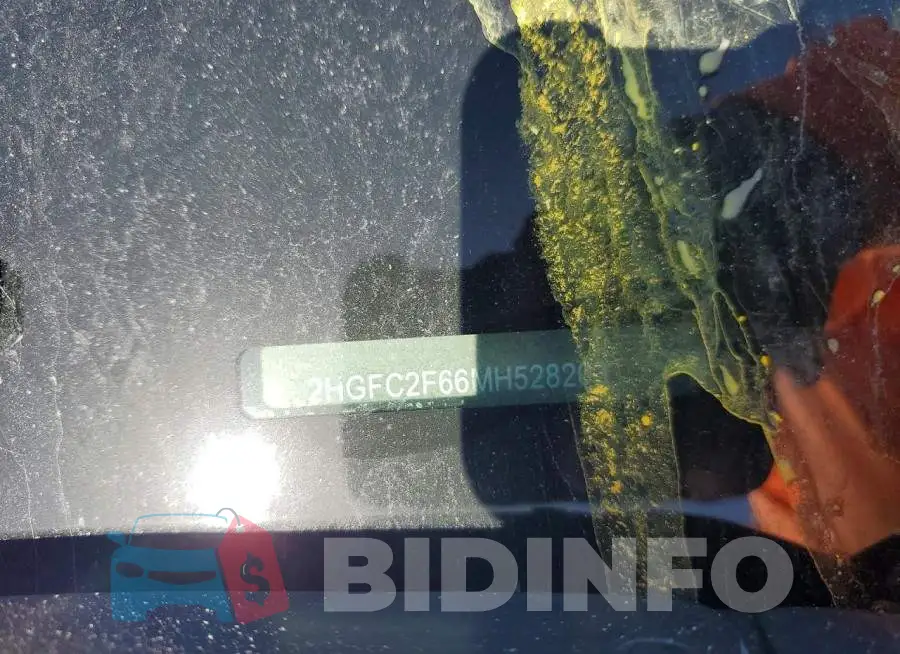 2HGFC2F66MH528203 Photo# 12