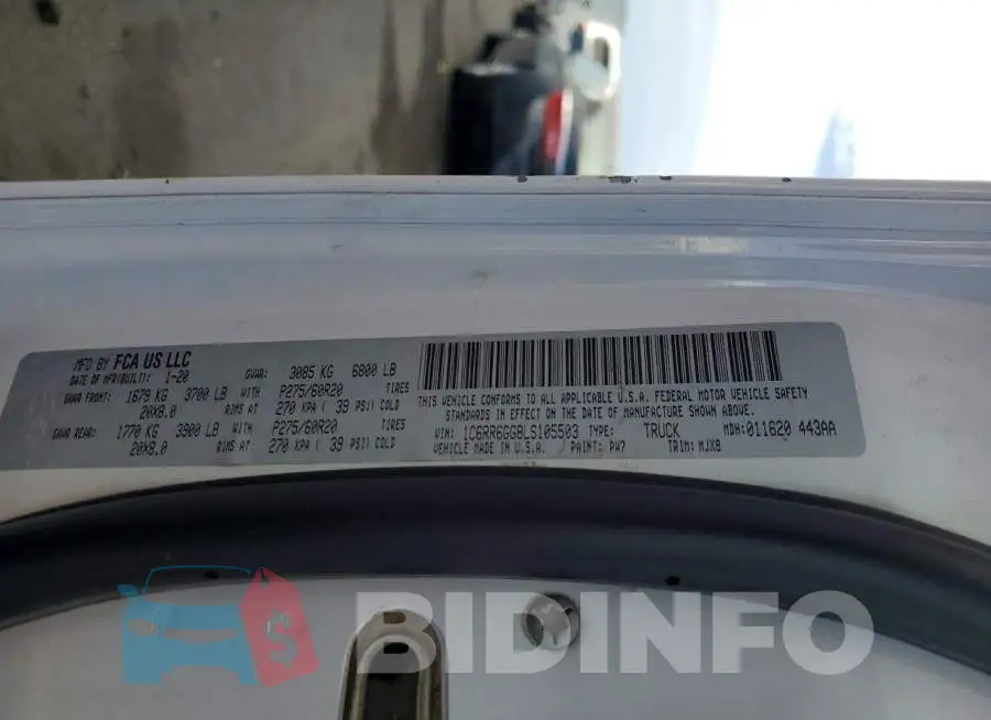 1C6RR6GG8LS105503 Photo# 12