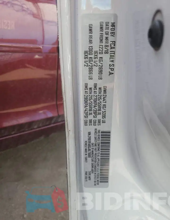 ZFBERFAB0J6L78819 Photo# 13
