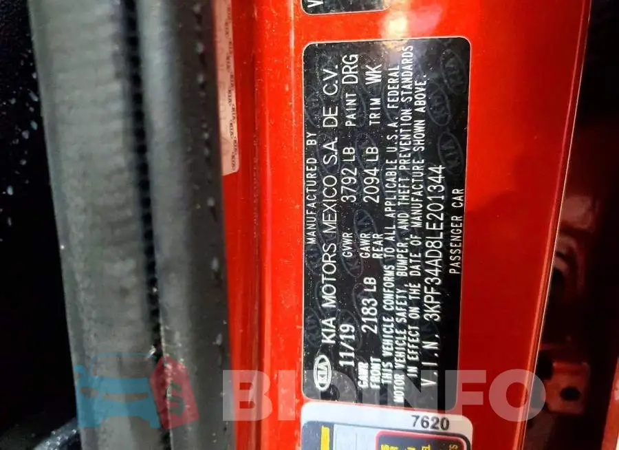 3KPF34AD8LE201344 Photo# 12