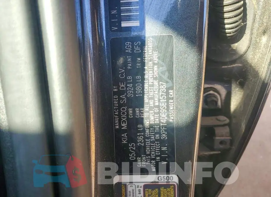 3KPFT4DE9SE157387 Photo# 12