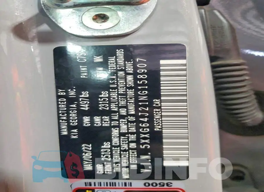 5XXG64J21NG158907 Photo# 13