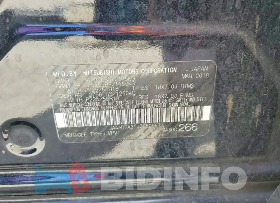 JA4AD2A31JZ052967 Photo# 14