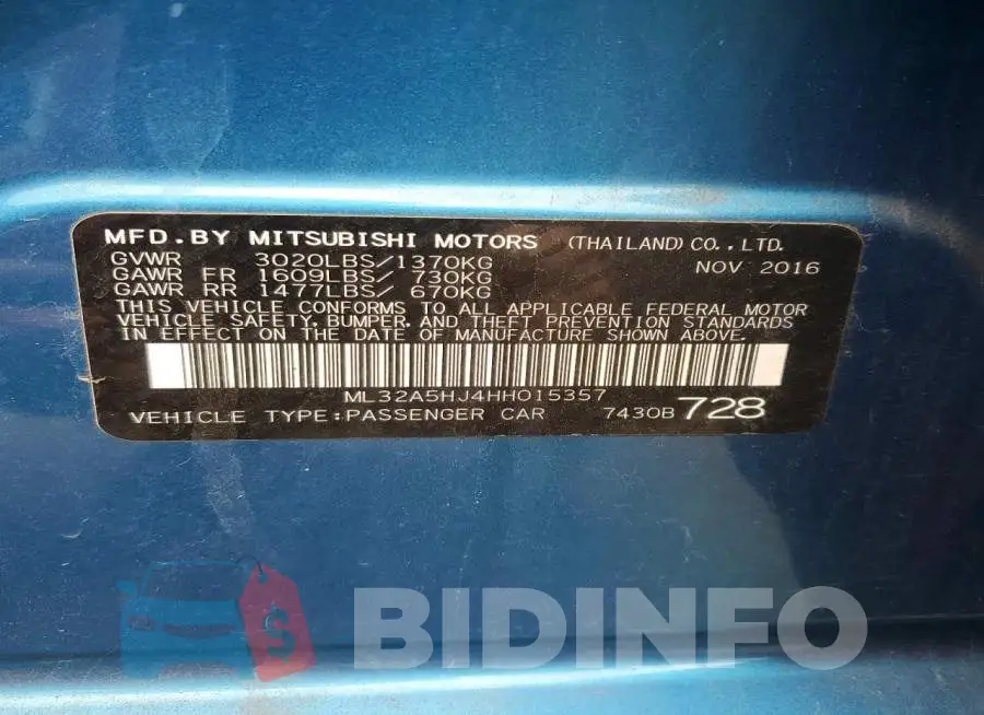 ML32A5HJ4HH015357 Photo# 12