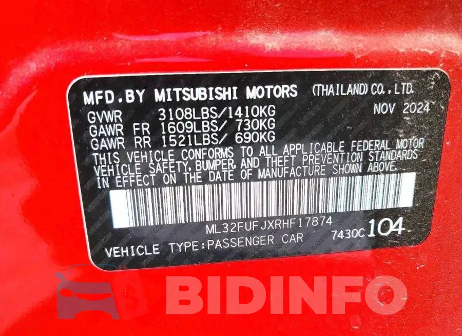 ML32FUFJXRHF17874 Photo# 12