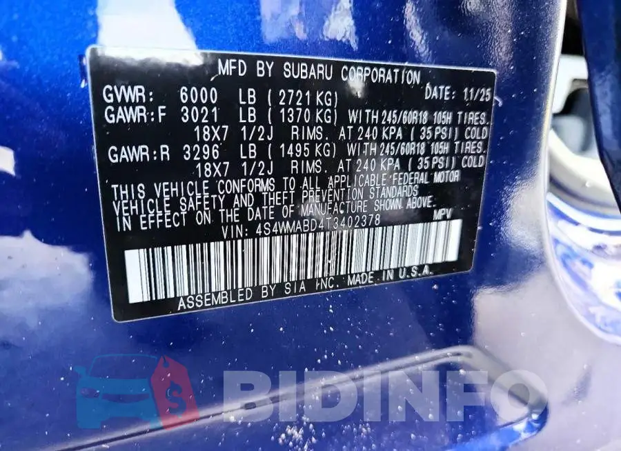 4S4WMABD4T3402378 Photo# 12