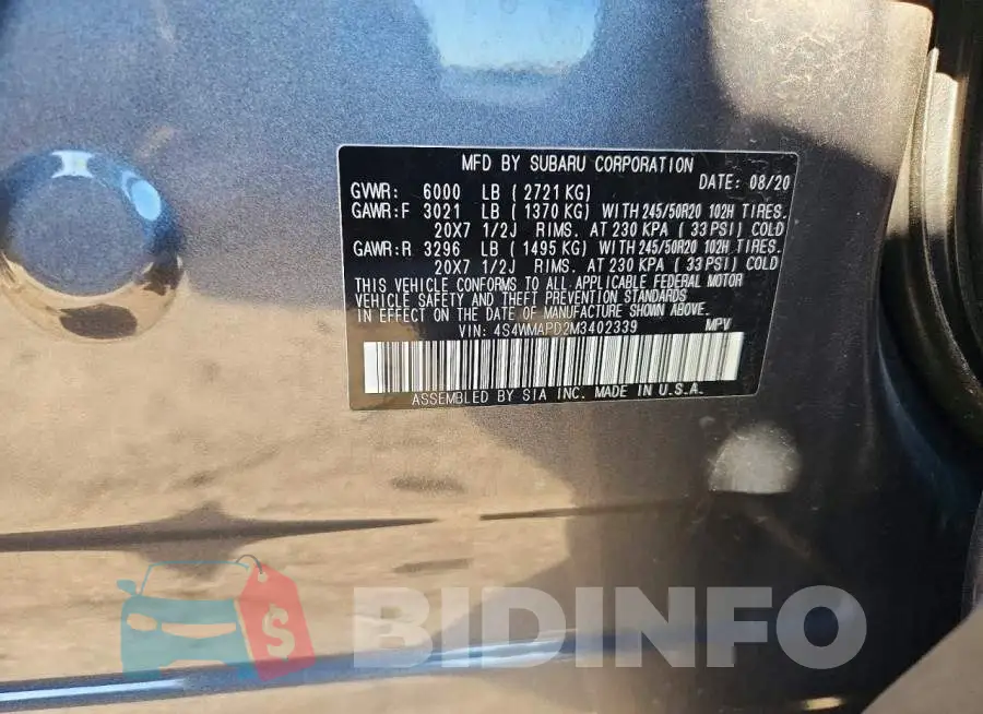 4S4WMAPD2M3402339 Photo# 13