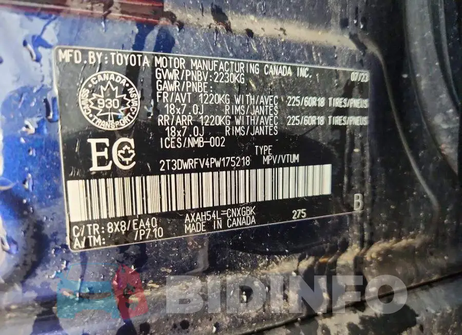 2T3DWRFV4PW175218 Photo# 12
