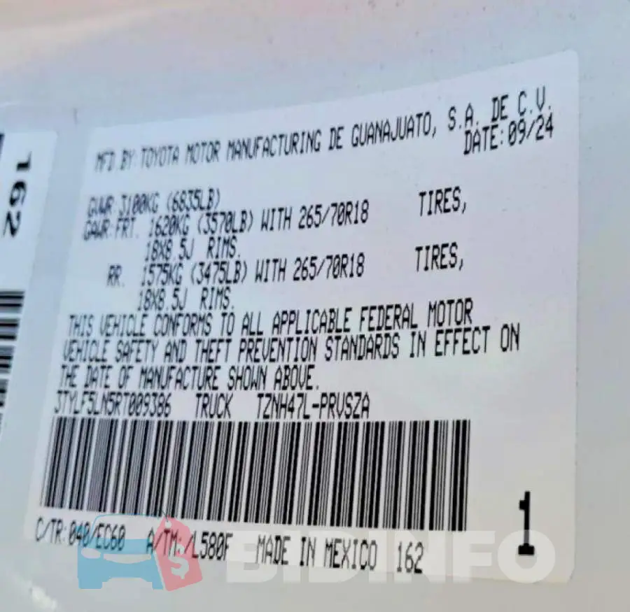 3TYLF5LN5RT009386 Photo# 12